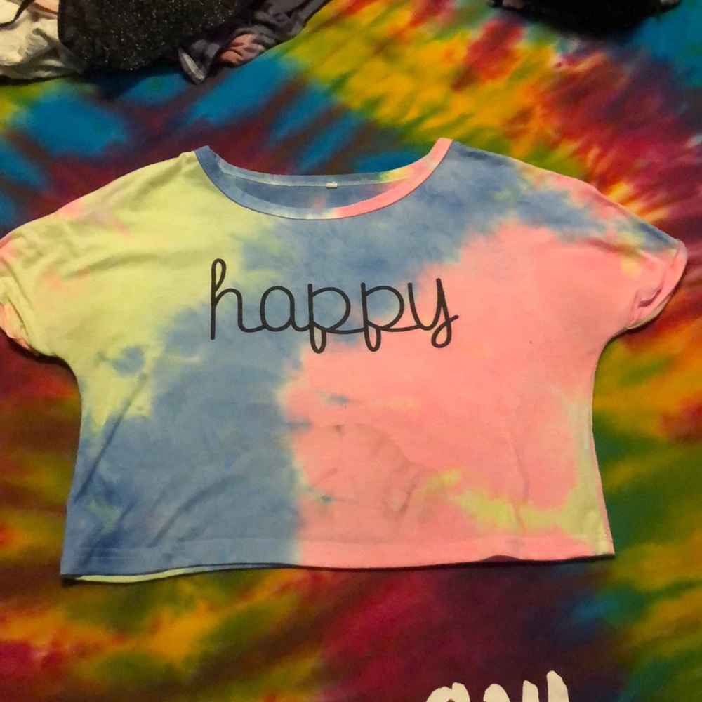 Tie dye crop